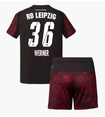 RB Leipzig Timo Werner #36 Tredjetrøje Børn 2025-26 Kortærmet (+ Korte bukser)